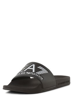 EA7 Emporio Armani Męskie pantofle kąpielowe Mężczyźni Syntetyczny czarny jednolity ze sklepu vangraaf w kategorii Klapki męskie - zdjęcie 162706593