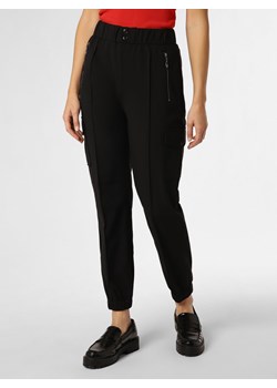 MOS MOSH Spodnie Kobiety czarny jednolity ze sklepu vangraaf w kategorii Spodnie damskie - zdjęcie 162708202