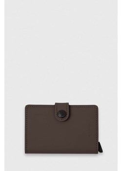 Secrid portfel kolor brązowy ze sklepu ANSWEAR.com w kategorii Portfele męskie - zdjęcie 162709161
