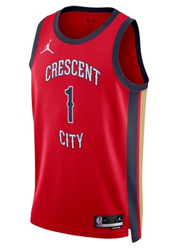 Koszulka Jordan Dri-FIT NBA Swingman Zion Williamson New Orleans Pelicans 2023/24 Statement Edition - Czerwony ze sklepu Nike poland w kategorii T-shirty męskie - zdjęcie 162709353
