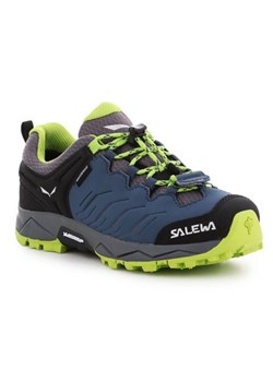 Buty trekkingowe Salewa Jr Mtn Trainer 64008-0361 niebieskie ze sklepu ButyModne.pl w kategorii Buty trekkingowe dziecięce - zdjęcie 162710100