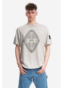 A-COLD-WALL* t-shirt bawełniany Gradient kolor szary z nadrukiem ACWMTS133-LIGHTGREY ze sklepu PRM w kategorii T-shirty męskie - zdjęcie 162713070