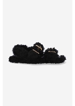 Marni sandały wełniane Fussbett kolor czarny FBMS008301.LM071-ZI635 ze sklepu PRM w kategorii Sandały damskie - zdjęcie 162713074