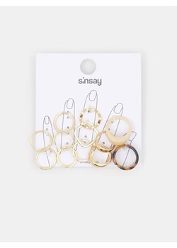 Sinsay - Pierścionki 12 pack - złoty ze sklepu Sinsay w kategorii Pierścionki - zdjęcie 162716600