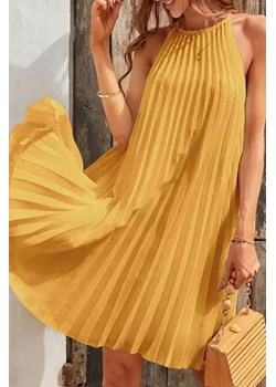 Sukienka RAMORERA YELLOW ze sklepu Ivet Shop w kategorii Sukienki - zdjęcie 162725922