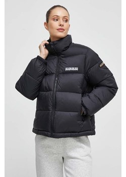 Napapijri kurtka damska kolor czarny zimowa ze sklepu PRM w kategorii Kurtki damskie - zdjęcie 162726002