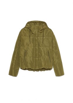 Cropp - Zielona kurtka z kapturem - zielony ze sklepu Cropp w kategorii Kurtki damskie - zdjęcie 162727023