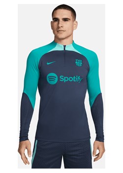 Męska treningowa koszulka piłkarska z dzianiny Nike Dri-FIT FC Barcelona Strike - Niebieski ze sklepu Nike poland w kategorii T-shirty męskie - zdjęcie 162734794
