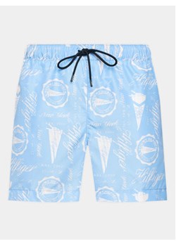 Tommy Hilfiger Szorty kąpielowe UM0UM02827 Niebieski Regular Fit ze sklepu MODIVO w kategorii Kąpielówki - zdjęcie 162735544