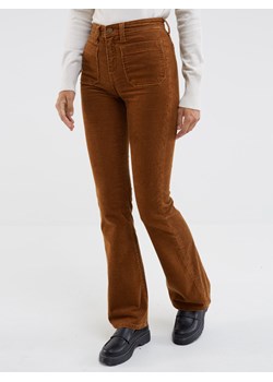 Spodnie damskie sztruksowe brązowe Yasemin Cord 803 ze sklepu Big Star w kategorii Spodnie damskie - zdjęcie 162737810