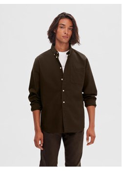 Selected Homme Koszula 16077359 Brązowy Regular Fit ze sklepu MODIVO w kategorii Koszule męskie - zdjęcie 162739120