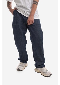 Engineered Garments jeansy Fatigue męskie kolor czarny 23S1F004.CT011-CT011 ze sklepu PRM w kategorii Jeansy męskie - zdjęcie 162743413