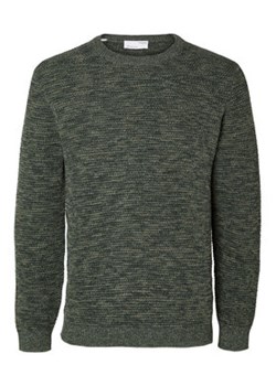 Selected Homme Sweter 16059390 Zielony Regular Fit ze sklepu MODIVO w kategorii Swetry męskie - zdjęcie 162745322