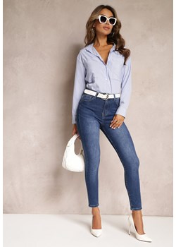 Niebieskie Jeansy Skinny Podkreślające Sylwetkę Dawlena ze sklepu Renee odzież w kategorii Jeansy damskie - zdjęcie 162747714