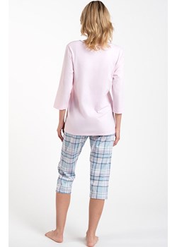 Piżama damska różowa z rękawem i nogawką 3/4 Allison, Kolor różowy, Rozmiar S, Italian Fashion - id: 177035 - marki Italian Fashion - 162748343 Piżama damska różowa z rękawem i nogawką 3/4 Allison, Kolor różowy, Rozmiar S, Italian Fashion ze sklepu Intymna w kategorii Piżamy damskie - zdjęcie 162748343
