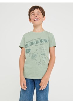 Sinsay - Koszulka z nadrukiem - zielony ze sklepu Sinsay w kategorii T-shirty chłopięce - zdjęcie 162749674