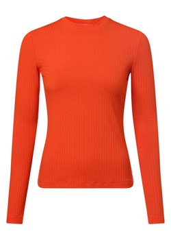 EDITED Damska koszulka z długim rękawem Kobiety wiskoza pomarańczowy jednolity ze sklepu vangraaf w kategorii Bluzki damskie - zdjęcie 162753933