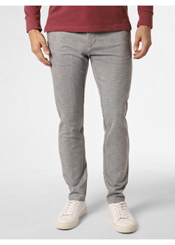 Only&Sons Spodnie Mężczyźni Sztuczne włókno jasny szary w kratkę ze sklepu vangraaf w kategorii Spodnie męskie - zdjęcie 162753954