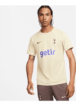 Męska dzianinowa koszulka piłkarska z krótkim rękawem Nike Dri-FIT Tottenham Hotspur Strike (wersja trzecia) - Brązowy ze sklepu Nike poland w kategorii T-shirty męskie - zdjęcie 162757763