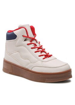 Nylon Red Sneakersy WAG1152105A-02 Beżowy ze sklepu MODIVO w kategorii Buty sportowe damskie - zdjęcie 162763430