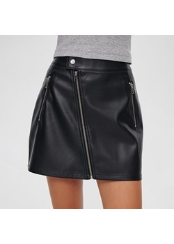 Czarna spódnica mini z imitacji skóry - Czarny ze sklepu House w kategorii Spódnice - zdjęcie 162766162