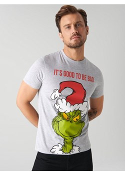 Sinsay - Koszulka Grinch - szary ze sklepu Sinsay w kategorii T-shirty męskie - zdjęcie 162770842