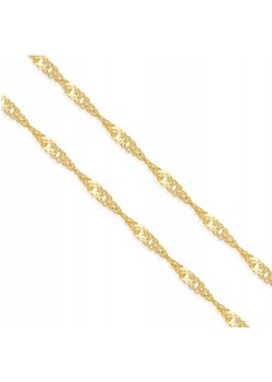 Złoty łańcuszek 375 silny splot singapur 45 cm ze sklepu LOVRIN w kategorii Łańcuszki - zdjęcie 162774670