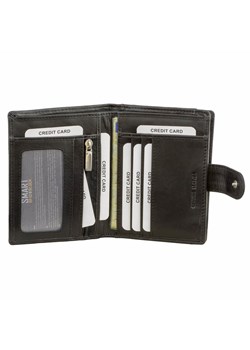 Pionowy portfel męski skórzany z ochroną RFID BLOCK (czarny) ze sklepu Koruma ID Protection w kategorii Portfele męskie - zdjęcie 162783023
