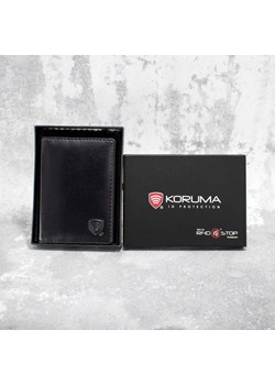 Mały kompaktowy portfel na karty z dodatkowym albumem (czarny) ze sklepu Koruma ID Protection w kategorii Portfele męskie - zdjęcie 162783483