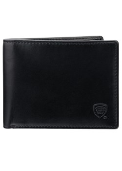 Cienki portfel męski skórzany typu SLIM (Czarny) ze sklepu Koruma ID Protection w kategorii Portfele męskie - zdjęcie 162783644