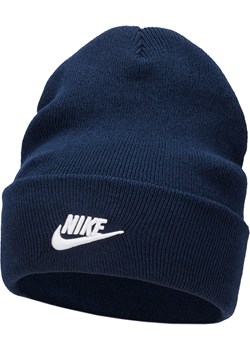 Czapka z szerokim ściągaczem Futura Nike Peak - Niebieski ze sklepu Nike poland w kategorii Czapki zimowe męskie - zdjęcie 162784284