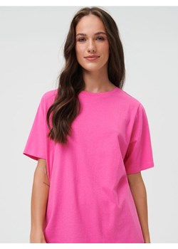 Sinsay - Koszulka oversize - różowy ze sklepu Sinsay w kategorii Bluzki damskie - zdjęcie 162790302