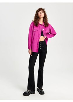 Sinsay - Jeansy flare high waist - czarny ze sklepu Sinsay w kategorii Jeansy damskie - zdjęcie 162790314