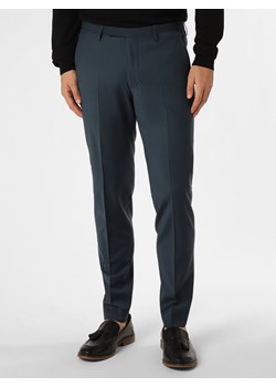 Cinque Męskie spodnie od garnituru modułowego Mężczyźni Slim Fit petrol jednolity ze sklepu vangraaf w kategorii Spodnie męskie - zdjęcie 162792744