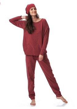 Wygodne i ciepłe spodnie domowe - HOT TOUCH - S czarny melanż ze sklepu PH KEY Sp. z o.o.  w kategorii Dresy damskie - zdjęcie 162795021