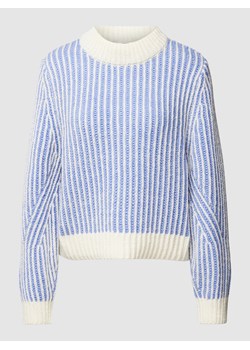 Sweter z dzianiny ze wzorem w paski model ‘CITA’ ze sklepu Peek&Cloppenburg  w kategorii Swetry damskie - zdjęcie 162796050