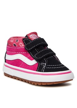 Sneakersy Vans Td Sk8-Mid Reissue V Mte-1 VN0A5KRNB9P1 Black/Pink ze sklepu eobuwie.pl w kategorii Trampki dziecięce - zdjęcie 162799052