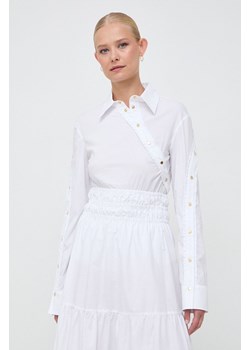 Pinko bluzka damska kolor biały gładka ze sklepu ANSWEAR.com w kategorii Bluzki damskie - zdjęcie 162804980