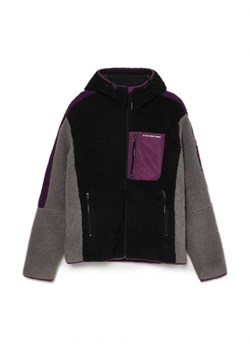 Cropp - Rozpinana bluza sherpa - czarny ze sklepu Cropp w kategorii Bluzy męskie - zdjęcie 162805381