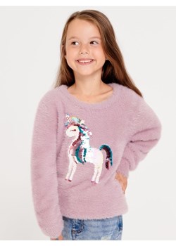 Sinsay - Sweter z cekinami - fioletowy ze sklepu Sinsay w kategorii Swetry dziewczęce - zdjęcie 162808972
