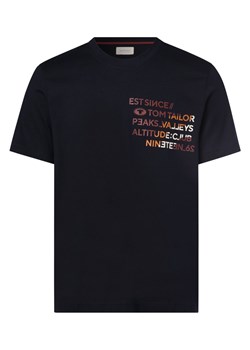Tom Tailor T-shirt męski Mężczyźni Bawełna granatowy nadruk ze sklepu vangraaf w kategorii T-shirty męskie - zdjęcie 162812922