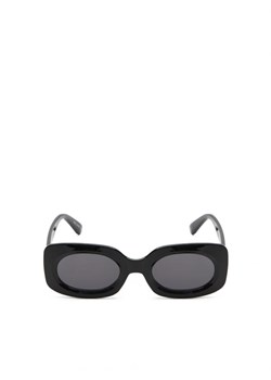 Cropp - Czarne okulary przeciwsłoneczne - czarny ze sklepu Cropp w kategorii Okulary przeciwsłoneczne damskie - zdjęcie 162819432