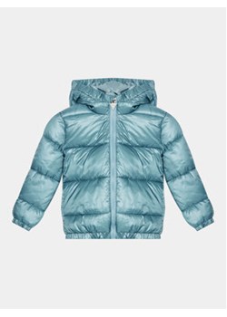 Guess Kurtka puchowa N3BL03 WEGY0 Niebieski Regular Fit ze sklepu MODIVO w kategorii Kombinezony i kurtki - zdjęcie 162824511