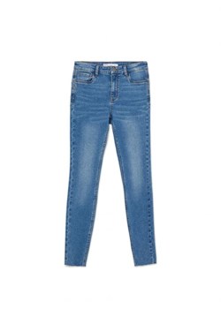 Cropp - Jeansy push up skinny - niebieski ze sklepu Cropp w kategorii Jeansy damskie - zdjęcie 162825251