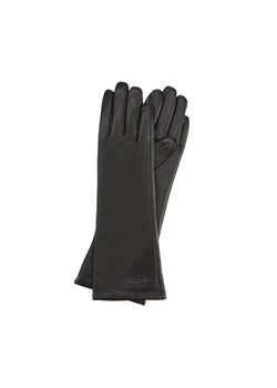 Damskie rękawiczki skórzane długie czarne ze sklepu WITTCHEN w kategorii Rękawiczki damskie - zdjęcie 162826323