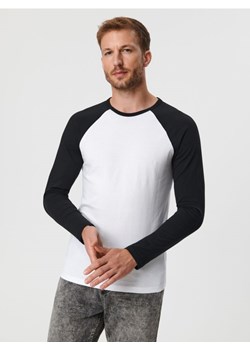 Sinsay - Koszulka z długim rękawem - biały ze sklepu Sinsay w kategorii T-shirty męskie - zdjęcie 162829253