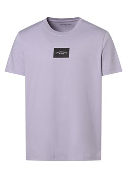 Calvin Klein Jeans T-shirt męski Mężczyźni Bawełna bzowy nadruk ze sklepu vangraaf w kategorii T-shirty męskie - zdjęcie 162832352