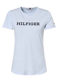 Tommy Hilfiger T-shirt damski Kobiety Dżersej jasnoniebieski nadruk ze sklepu vangraaf w kategorii Bluzki damskie - zdjęcie 162832370