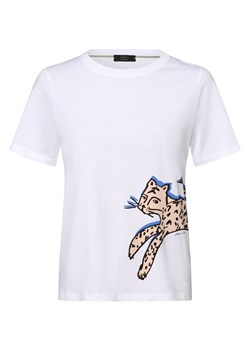 Marc Cain Sports T-shirt damski Kobiety Bawełna biały nadruk ze sklepu vangraaf w kategorii Bluzki damskie - zdjęcie 162832511