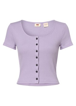 Levi's T-shirt damski Kobiety bzowy jednolity ze sklepu vangraaf w kategorii Bluzki damskie - zdjęcie 162832643